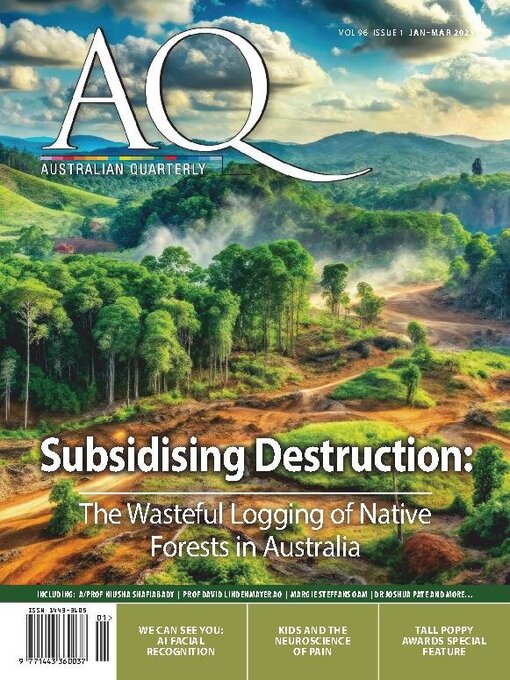 Title details for AQ: Australian Quarterly by Australian Institute of Policy and Science - Available